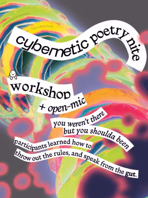 CCCRU - Cybernetic Poetry Workshop